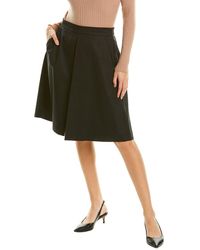 Piazza Sempione A-line Skirt - Black