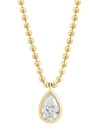 Effy Fine Jewelry - 14k 0.98 Ct. Tw. Lab-grown Diamond Necklace - Lyst