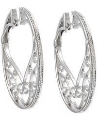 Gemstones - 0.55 Ct. Tw. Diamond & Topaz Earrings - Lyst