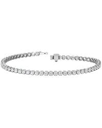 Lab Grown Diamonds - 14K 3.10 Ct. Tw. Lab-Grown Diamond Tennis Bracelet - Lyst