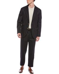 Brunello Cucinelli - 2pc Wool-blend Suit With Pleated Pant - Lyst