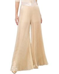 Alice + Olivia - Rosalie High-Rise Pleated Wide Leg Pant - Lyst