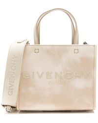 Givenchy - Beige Leather Mini G Shopper Tote (authentic Pre-loved) - Lyst