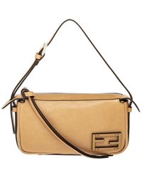 Fendi - Simply Mini Leather Shoulder Bag - Lyst