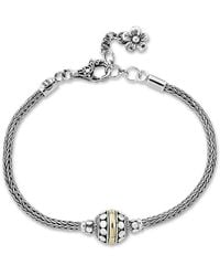 Samuel B. - 18k & Silver Bali Bracelet - Lyst