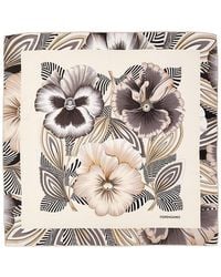 Ferragamo - Brezza Print Silk Scarf - Lyst
