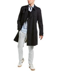 Burberry The Long Chelsea Heritage Trench Coat - Blue