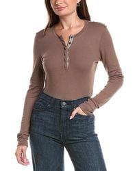 Michael Stars - Minnie Fitted Thermal Top - Lyst