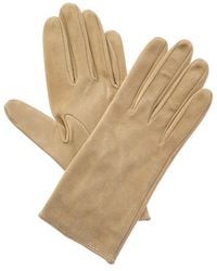 Portolano - Silk-Lined Suede Gloves - Lyst