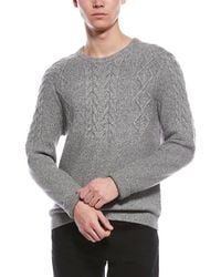 Paisley & Gray - Cable Wool-Blend Crewneck - Lyst