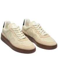 Veja - V-90 Leather & Suede Sneaker - Lyst