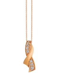 Le Vian - Le Vian 14k Strawberry Gold 0.51 Ct. Tw. Diamond Necklace - Lyst