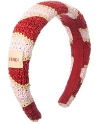 Fendi - Logo Crochet Headband - Lyst