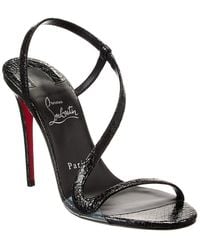 Christian Louboutin - Rosalie 100 Leather Sandal - Lyst