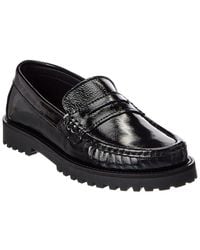 M by Bruno Magli - Galena Lug Sole Patent Loafer - Lyst