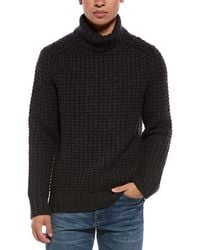 N.Peal Cashmere - Chunky Moss 100% Cashmere Turtleneck Sweater - Lyst