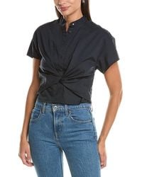 Rag & Bone - Regina Poplin Top - Lyst