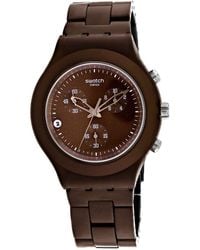 Swatch Full Blooded Stoneheart Watch - Brown