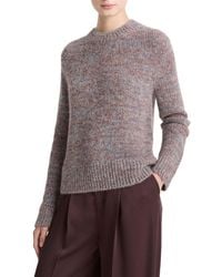 Vince - Marled Wool & Alpaca-Blend Sweater - Lyst