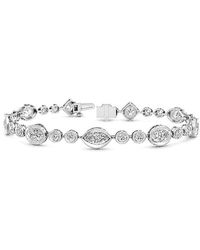 Lab Grown Diamonds - 14K 5.03 Ct. Tw. Lab-Grown Diamond Tennis Bracelet - Lyst
