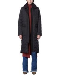 Andrew Marc - Rhombus Quilted Long Jacket - Lyst