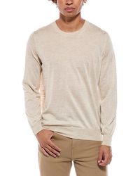 Brunello Cucinelli - Cashmere, Silk & Linen-Blend Crewneck Sweater - Lyst