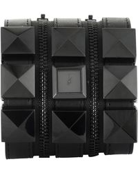 Karl Lagerfeld Women's Leather Watch - Black