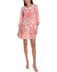 Hale Bob - Silk Flora Midi Dress - Lyst