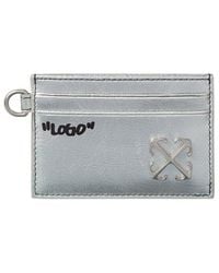Off-White c/o Virgil Abloh - Off- Logo Leather Card Case - Lyst