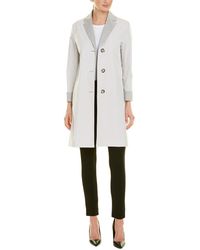 Cinzia Rocca Single-breasted Coat - Natural