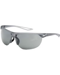 Nike Cross Sneaker Ev0937 67mm Sunglasses - Gray