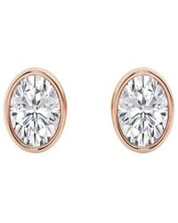 Lab Grown Diamonds - 14K Rose 1.00 Ct. Tw. Lab-Grown Diamond Studs - Lyst