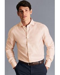 Charles Tyrwhitt - Non-iron Cambridge Weave Cutaway Slim Fit Shirt - Lyst