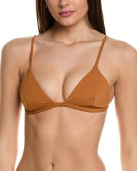 Jonathan Simkhai - Joelle Solid Triangle Bikini Top - Lyst