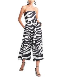 Natori - Zebra Poplin Mini Dress - Lyst