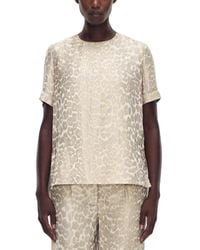 Adam Lippes - Silk-Blend Top - Lyst