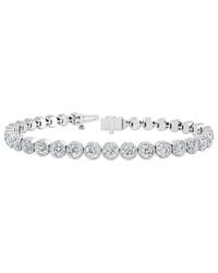 Lab Grown Diamonds - 14K 8.50 Ct. Tw. Lab-Grown Diamond Tennis Bracelet - Lyst
