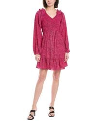 Harper - Smocked Mini Dress - Lyst