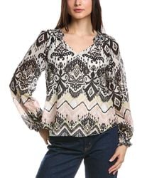 Hale Bob - Lilah Silk-Bled Blouse - Lyst