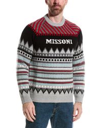 Missoni - Wool-blend Crewneck Sweater - Lyst