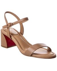 Christian Louboutin - Miss Jane 55 Leather Sandal - Lyst