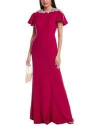 Rene Ruiz - Flutter Sleeves Gown - Lyst