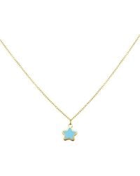 Italian Gold - 14K Star Pendant - Lyst