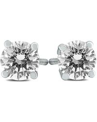 True Diamond - 14k 1.00 Ct. Tw. Diamond Studs - Lyst