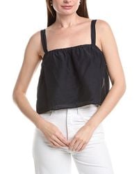Velvet By Graham & Spencer - Andrea Sleeveless Silk-Blend Woven Top - Lyst