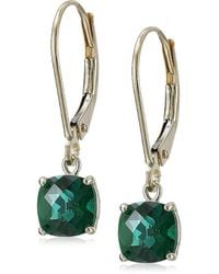 MaxColor - 10k 1.35 Ct. Tw. Lab-grown Emerald Earrings - Lyst