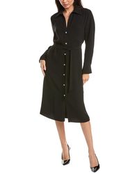 Vince - Belted Shirtdress - Lyst