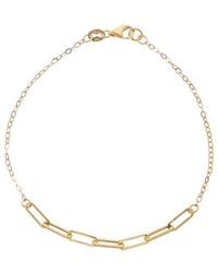 Italian Gold - 10K 3.2Mm Paperclip Fancy Bracelet - Lyst