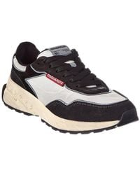 DSquared² - Sprinter Suede & Mesh Sneaker - Lyst