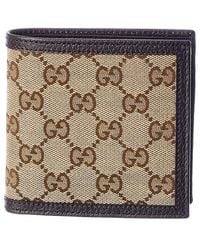 Gucci - Original GG Canvas & Leather Wallet - Lyst